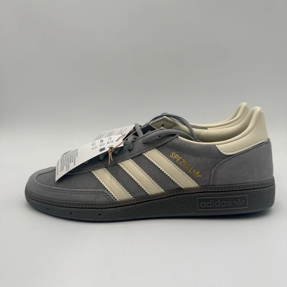 Adidas Originals Men's Size 8.5 Handball Spezial Shoes Sneakers Gray JI4486 NEW